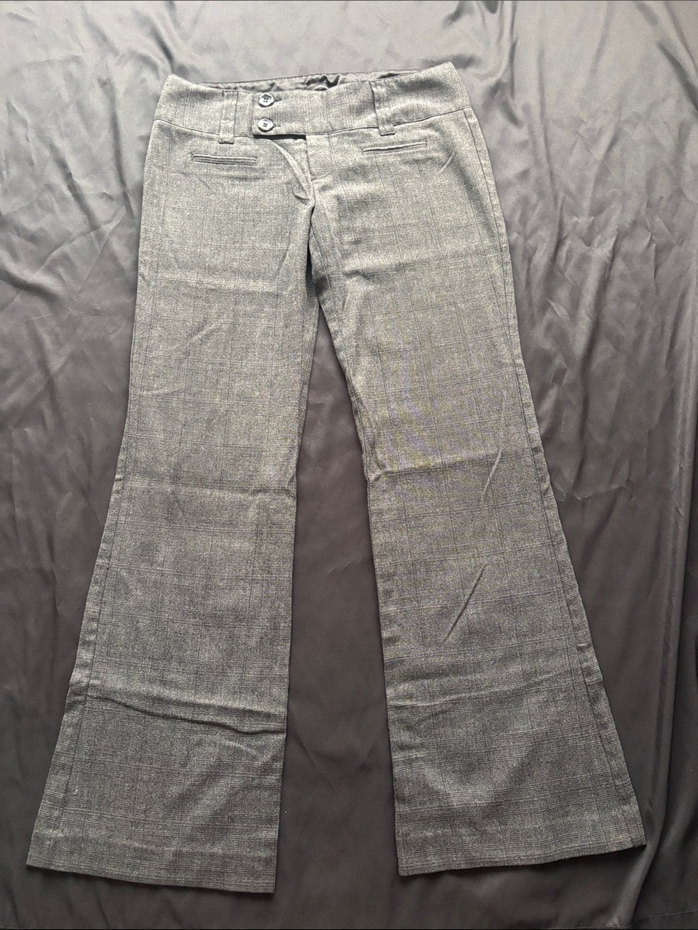 Maurices Heather Gray Wide Leg Dress Pants